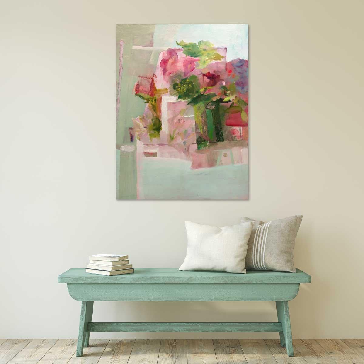 Abstraktes Gemälde „Spring Bouquet II“ – Painting von Christine Averill-Green