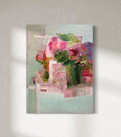 « Bouquet de printemps II, », peinture abstraite