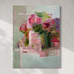 « Bouquet de printemps II, », peinture abstraite