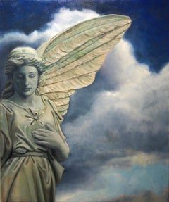 L'ange 2, peinture, huile sur toile