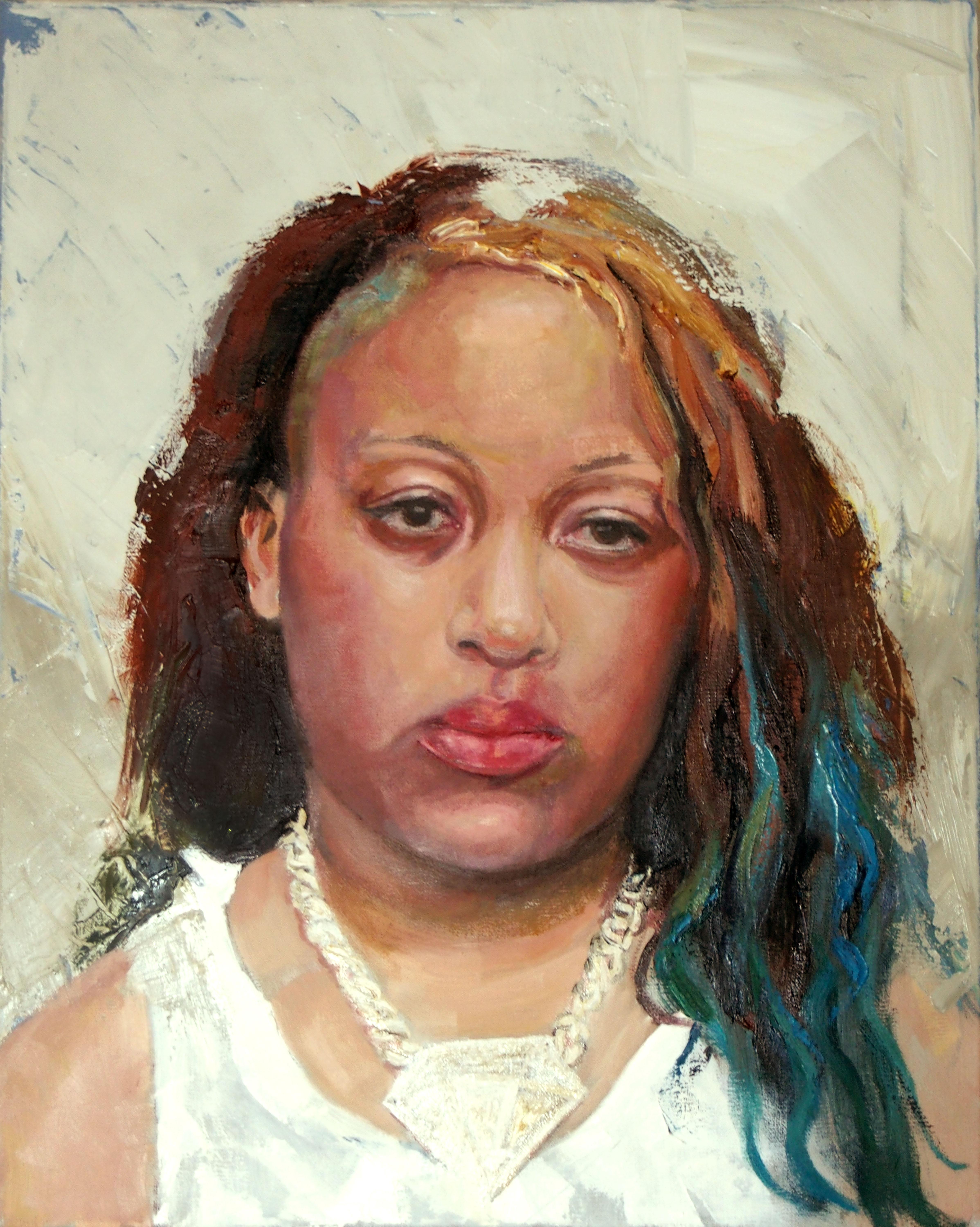 Non dimenticarmi, Pittura, Olio su tela - Painting di Christine Cousineau