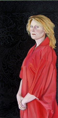 Woman in a Kimono, Painting, Oil on Canvas