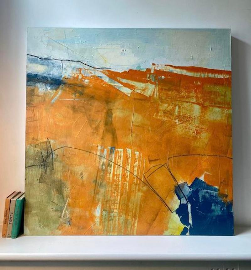 Freilaufend, Originalgemälde, Landschaft, Contemporary (Zeitgenössisch), Painting, von Christine Evans