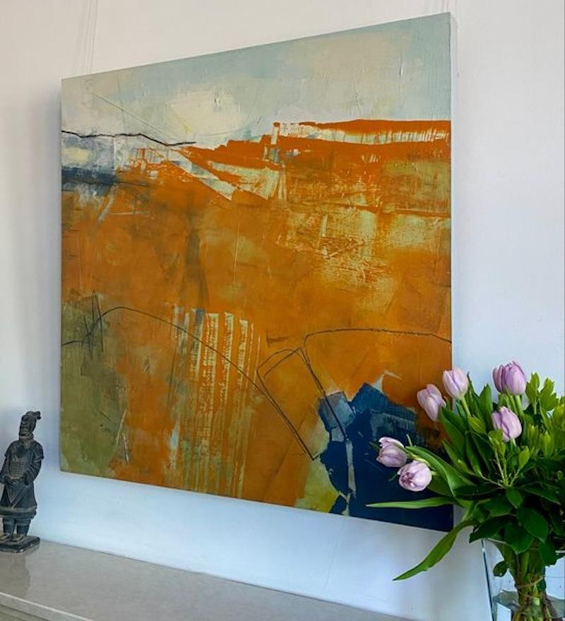 Freilaufend, Originalgemälde, Landschaft, Contemporary im Angebot 3