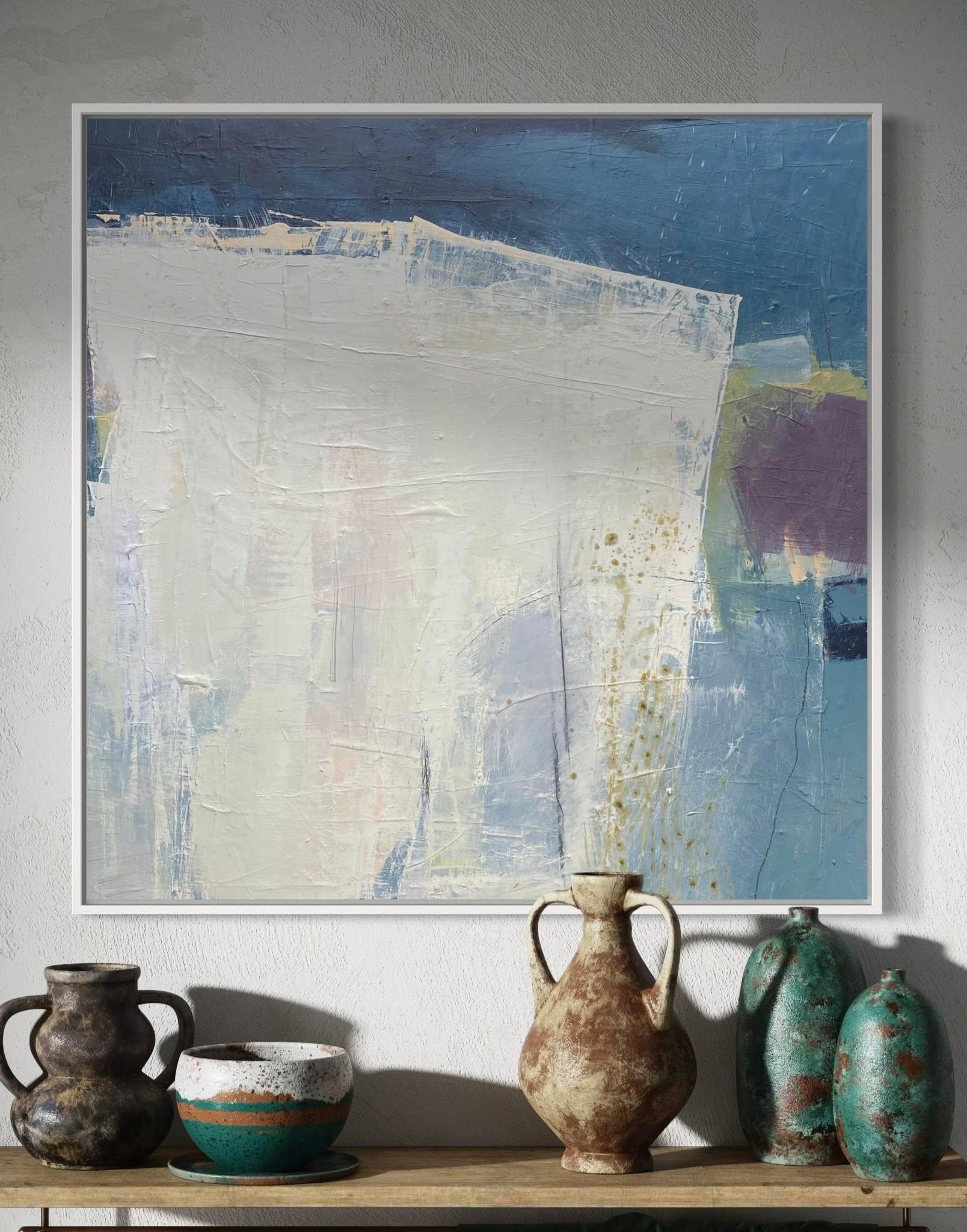 Intermission and With Time To Spare, Set of 2, original painting, landscape For Sale 5