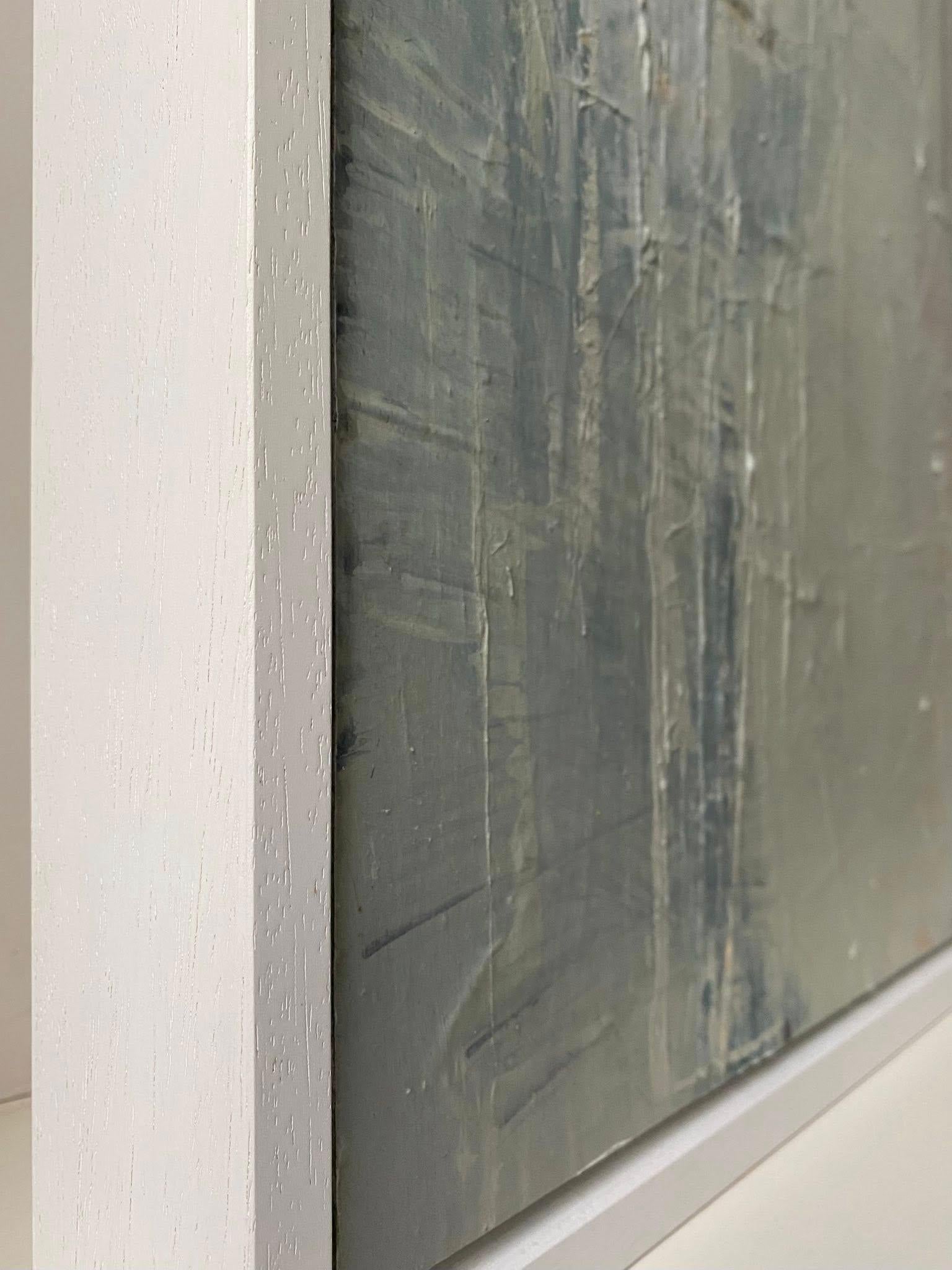 Intermission and With Time To Spare, Set of 2, original painting, landscape - Gray Landscape Painting by Christine Evans