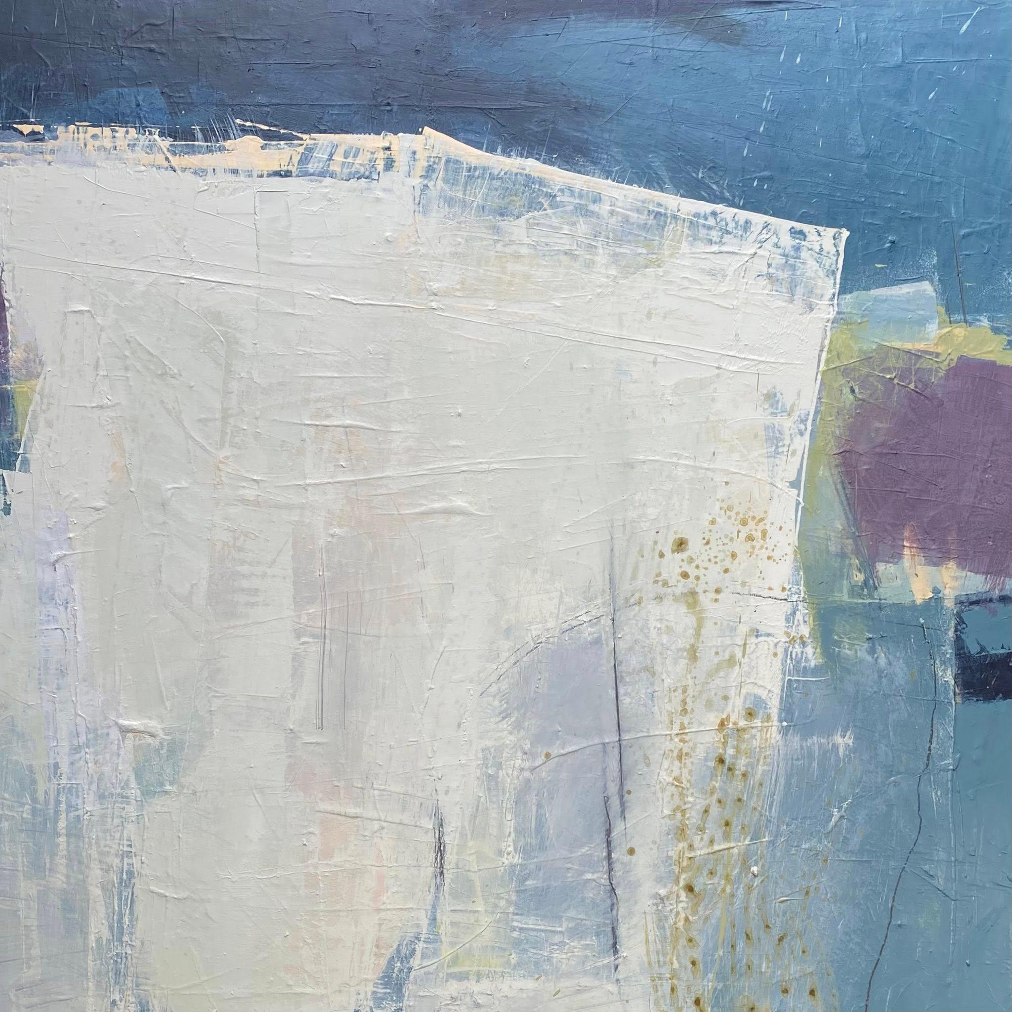 Intermission, original painting, landscape, contemporary - Painting by Christine Evans