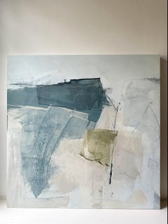 Looking Across To Lewis #1, pintura original, paisaje, contemporáneo