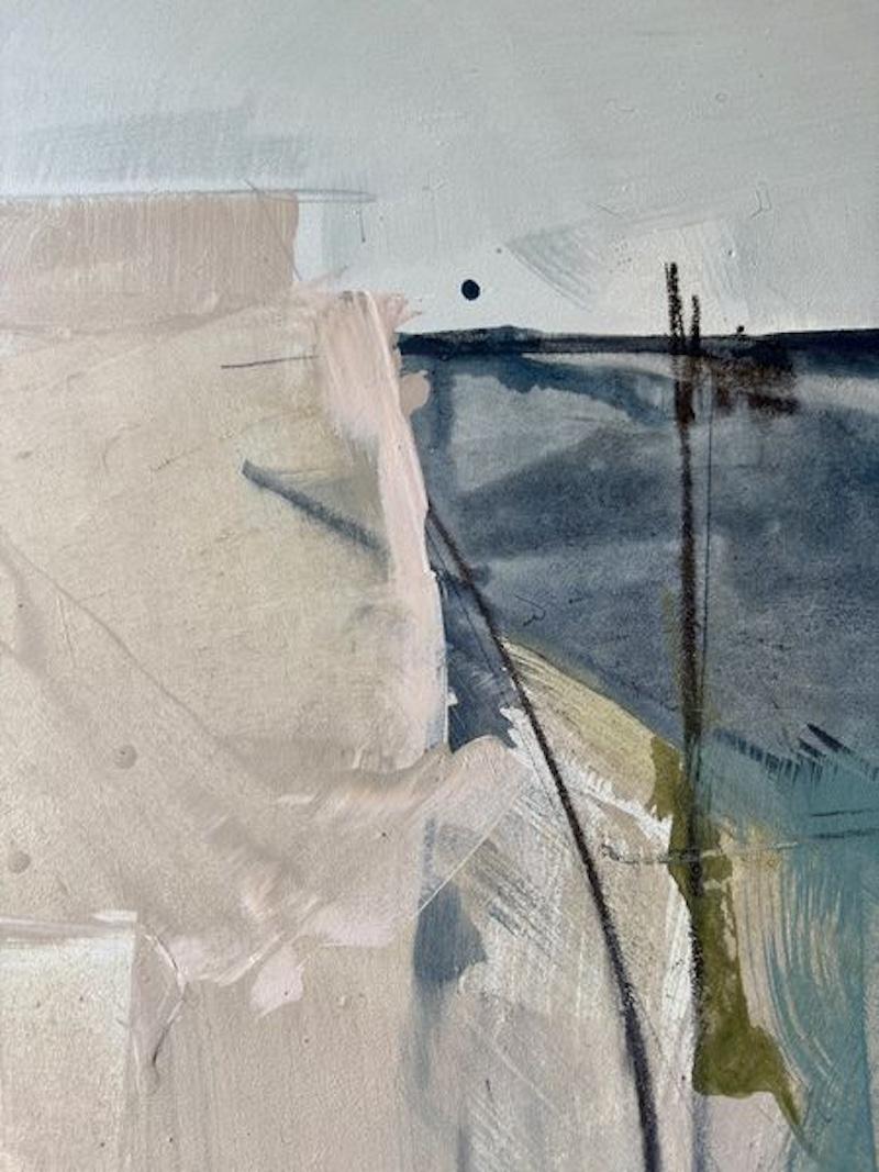Looking Across To Lewis #2, pintura original, paisaje, contemporáneo en venta 2