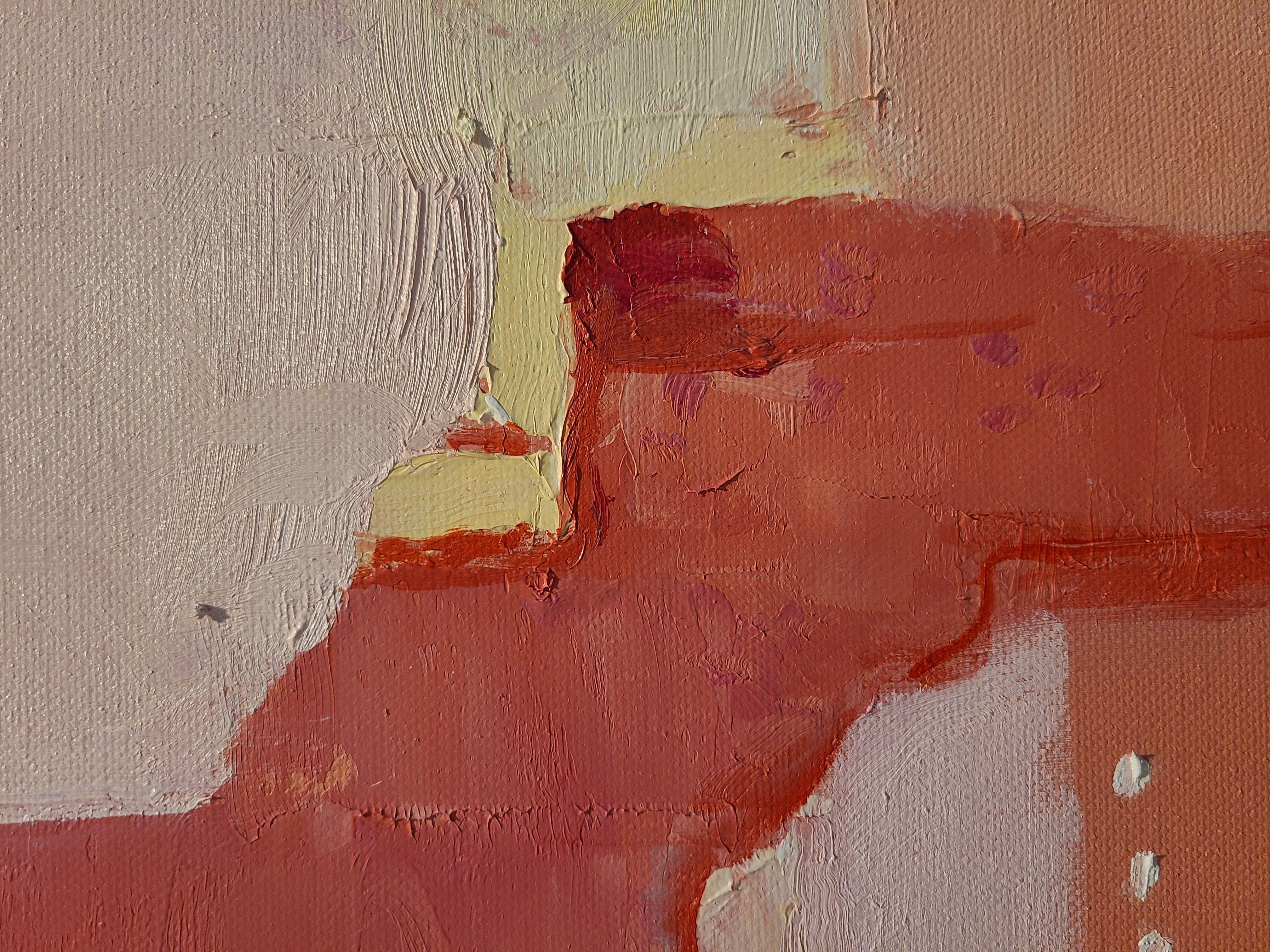 Segui la luce, Pittura, Olio su tela - Painting di Christine Frisbee