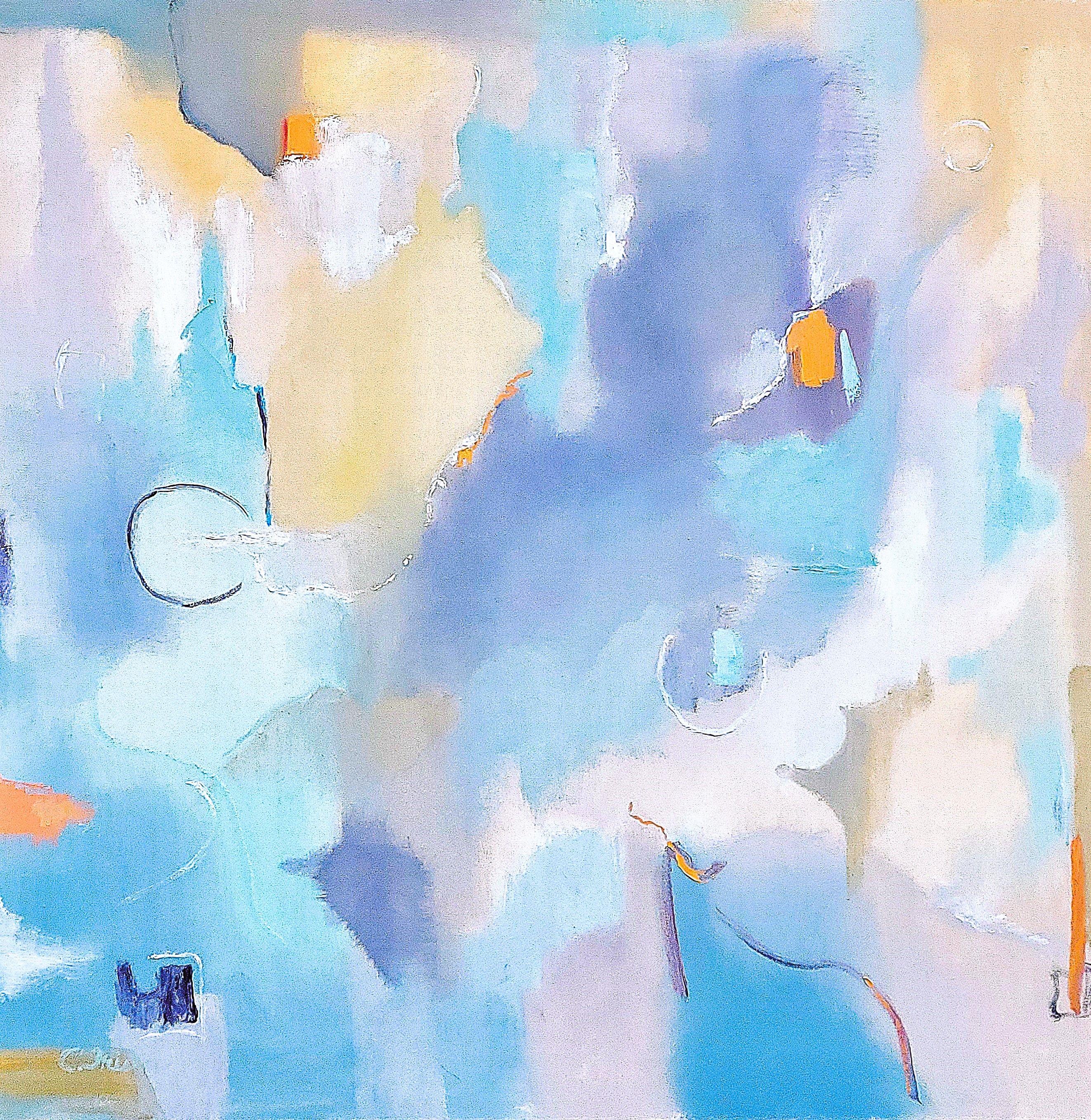 Abstract Painting di Christine Frisbee - Nei miei sogni, Pittura, Olio su tela