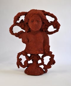 EXTENDED BRANCH- ceramic figurative sculpture 