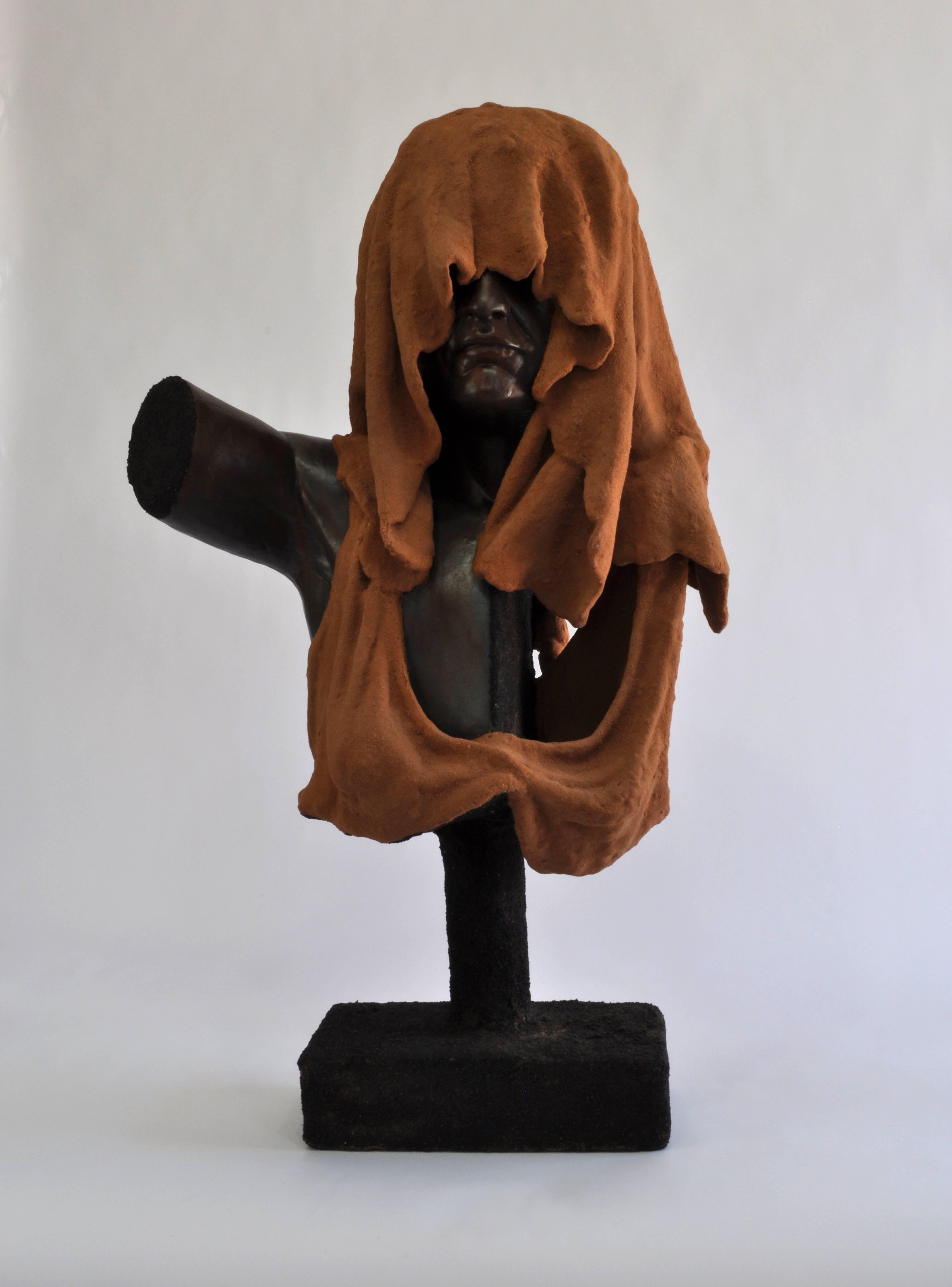 Christine Golden Figurative Sculpture - HALF
