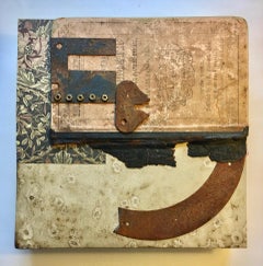 Lezione di storia: collage a tecnica mista