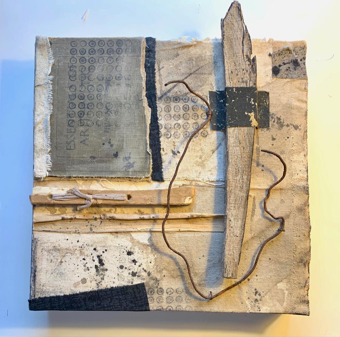 WHAT'S LEFT BEHIND : tecnica mista - Mixed Media Art di Christine Graf
