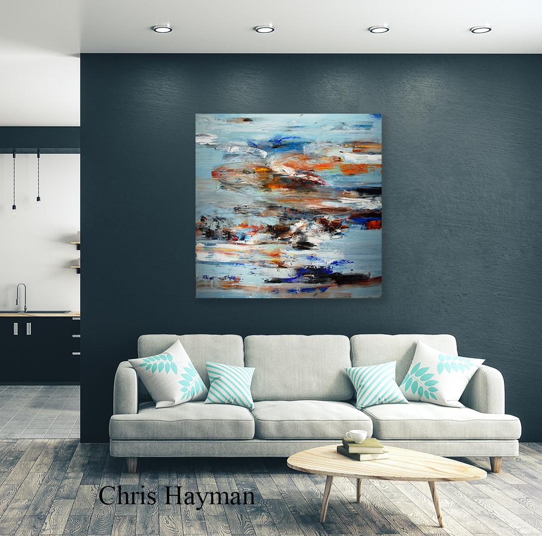 ROCCIA AZZURRA - Painting di Christine Hayman
