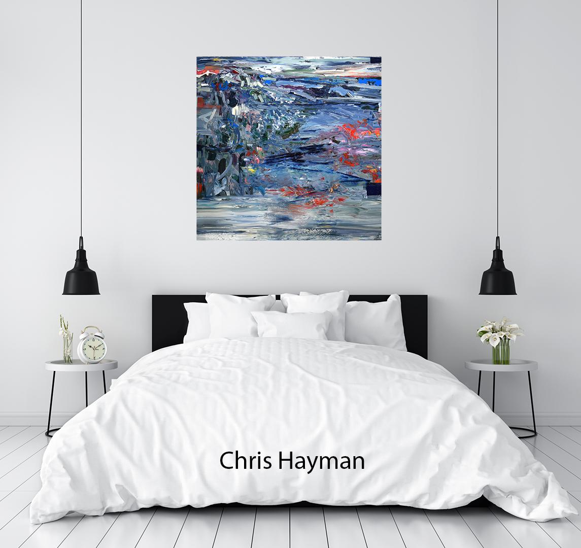 WOOD SCURO - Painting di Christine Hayman