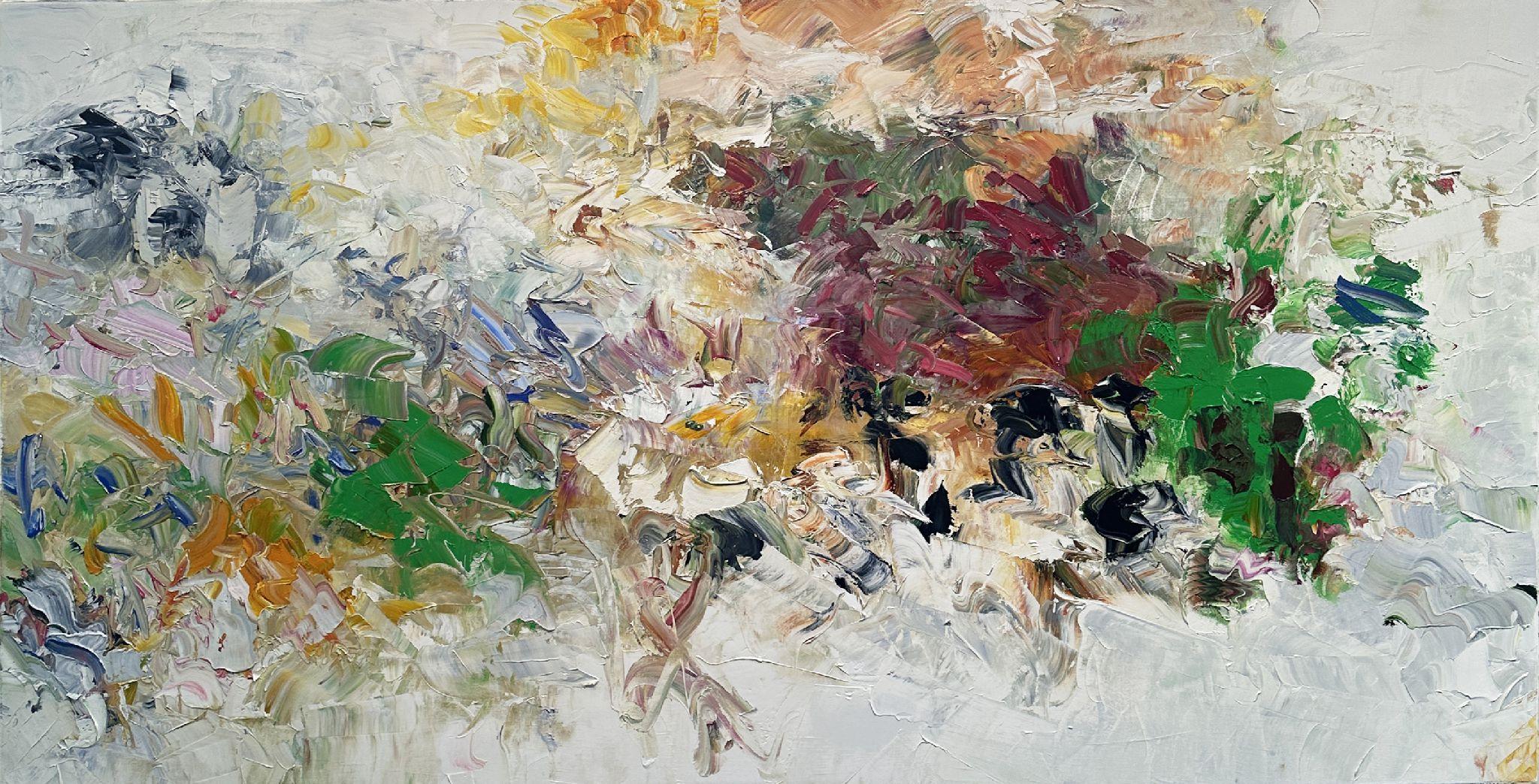 Abstract Painting di Christine Hayman - Foresta profonda