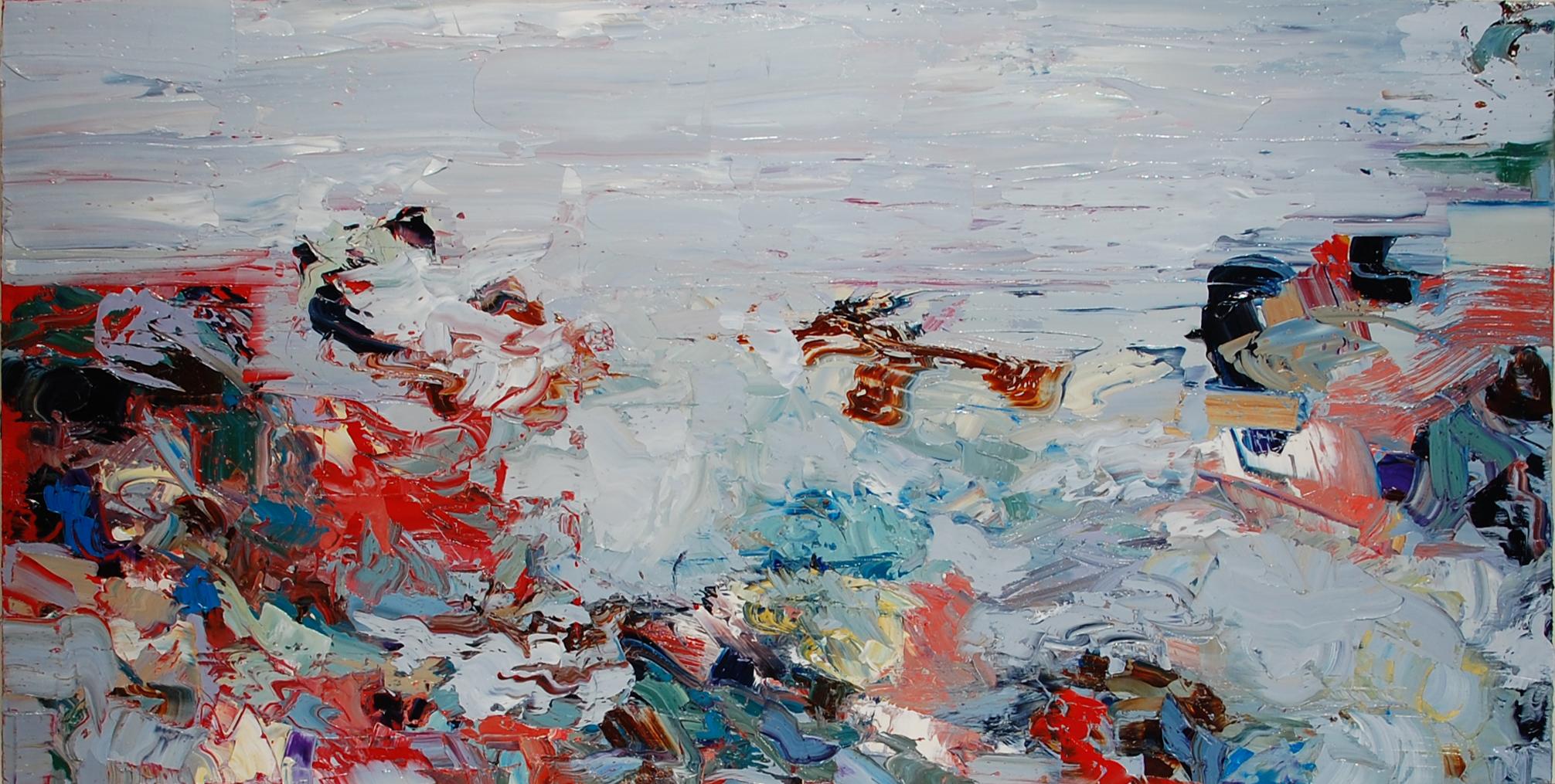Christine Hayman Abstract Painting - DUSK