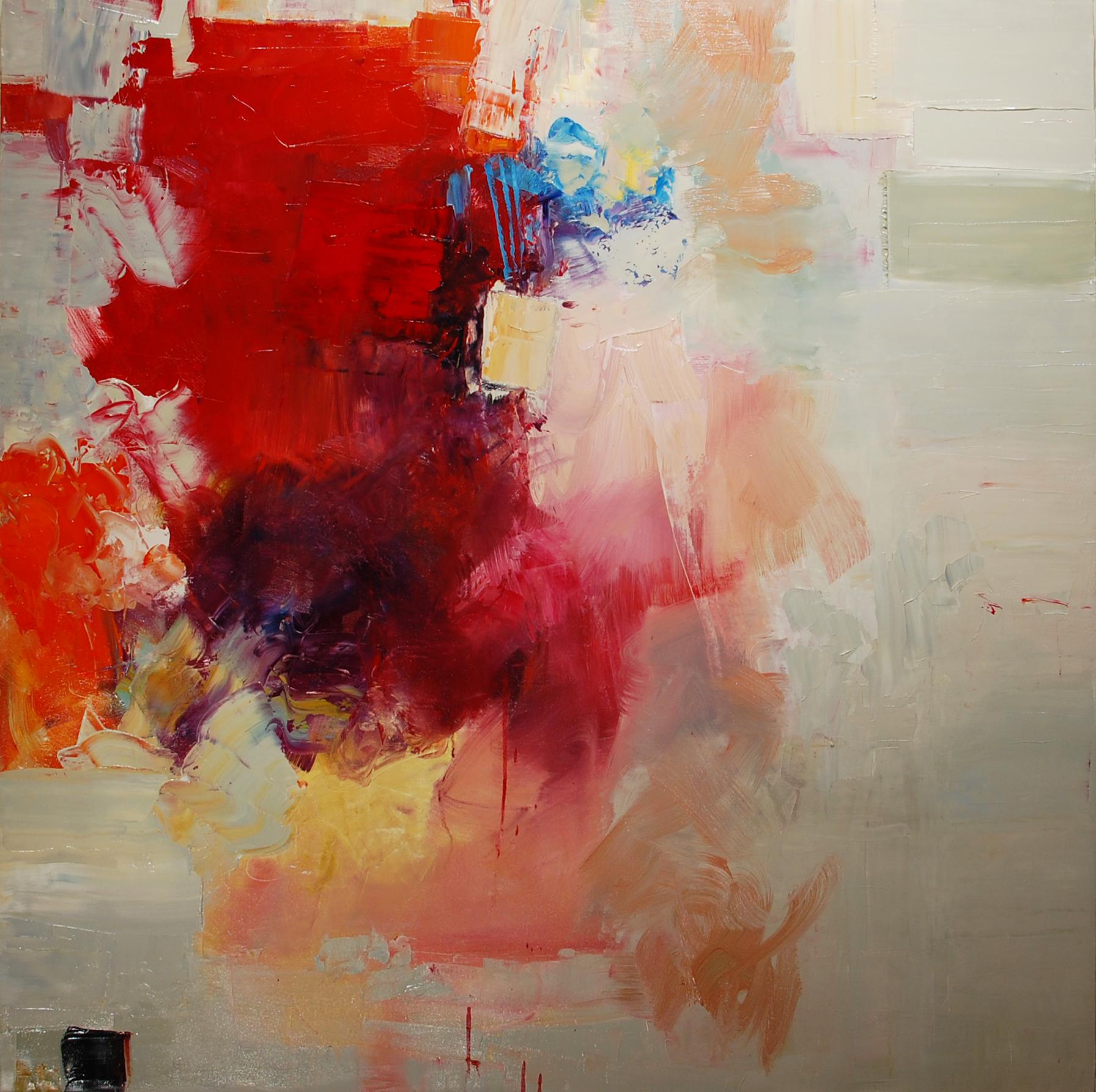 Christine Hayman Abstract Painting - HEAT