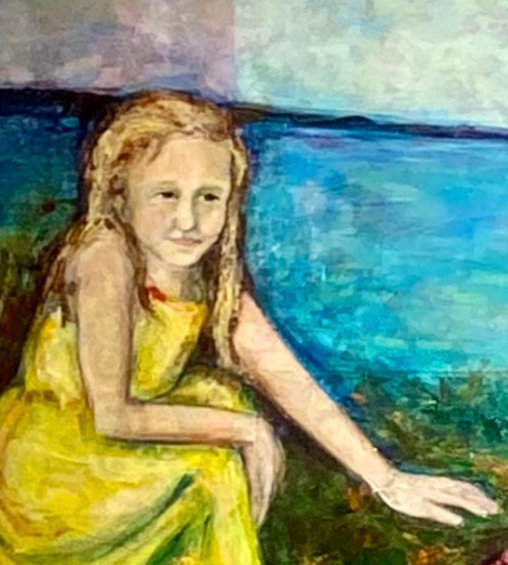 Sangue da una pietra (grande) - Painting di Christine Ilewski-Huelsmann