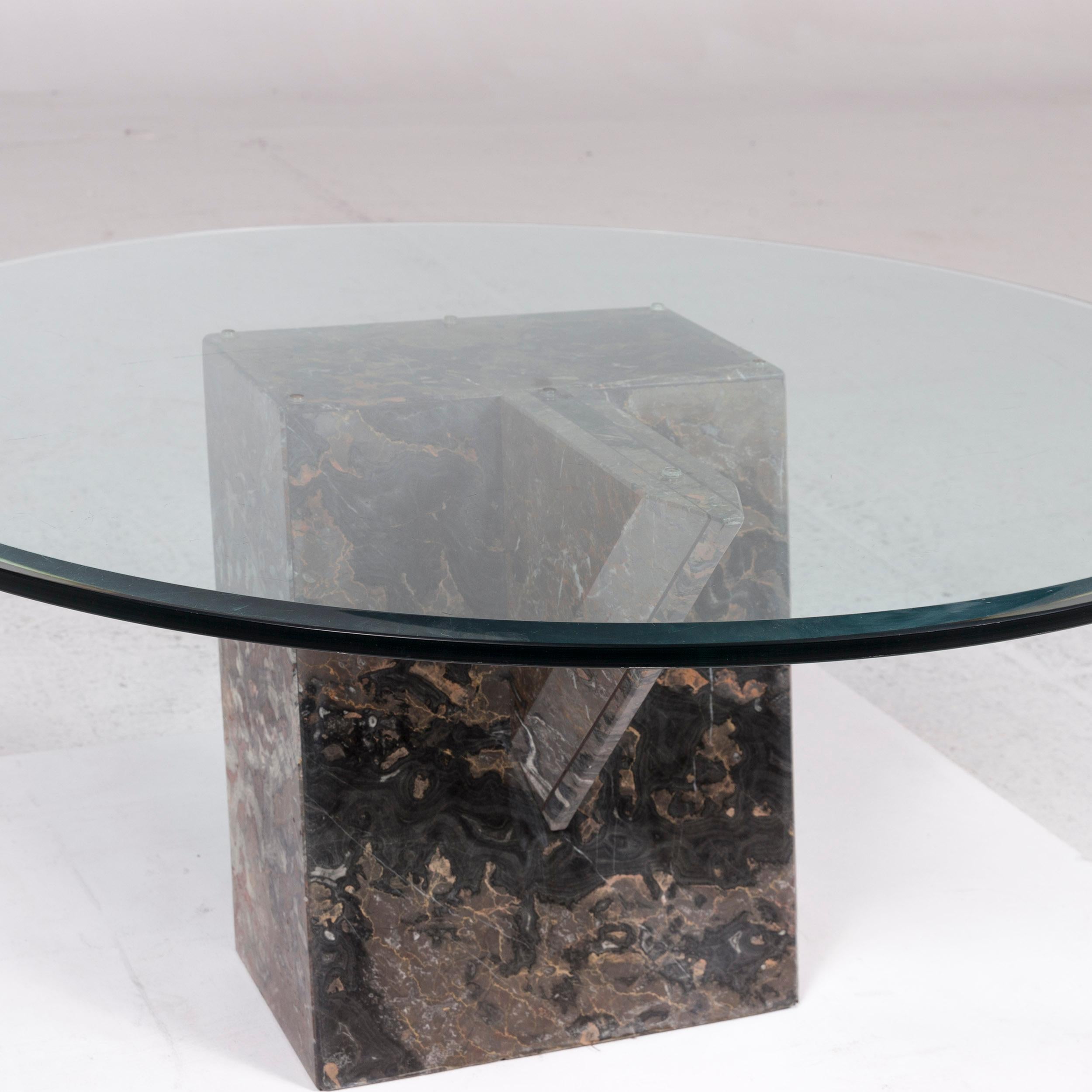 granite and glass coffee tables