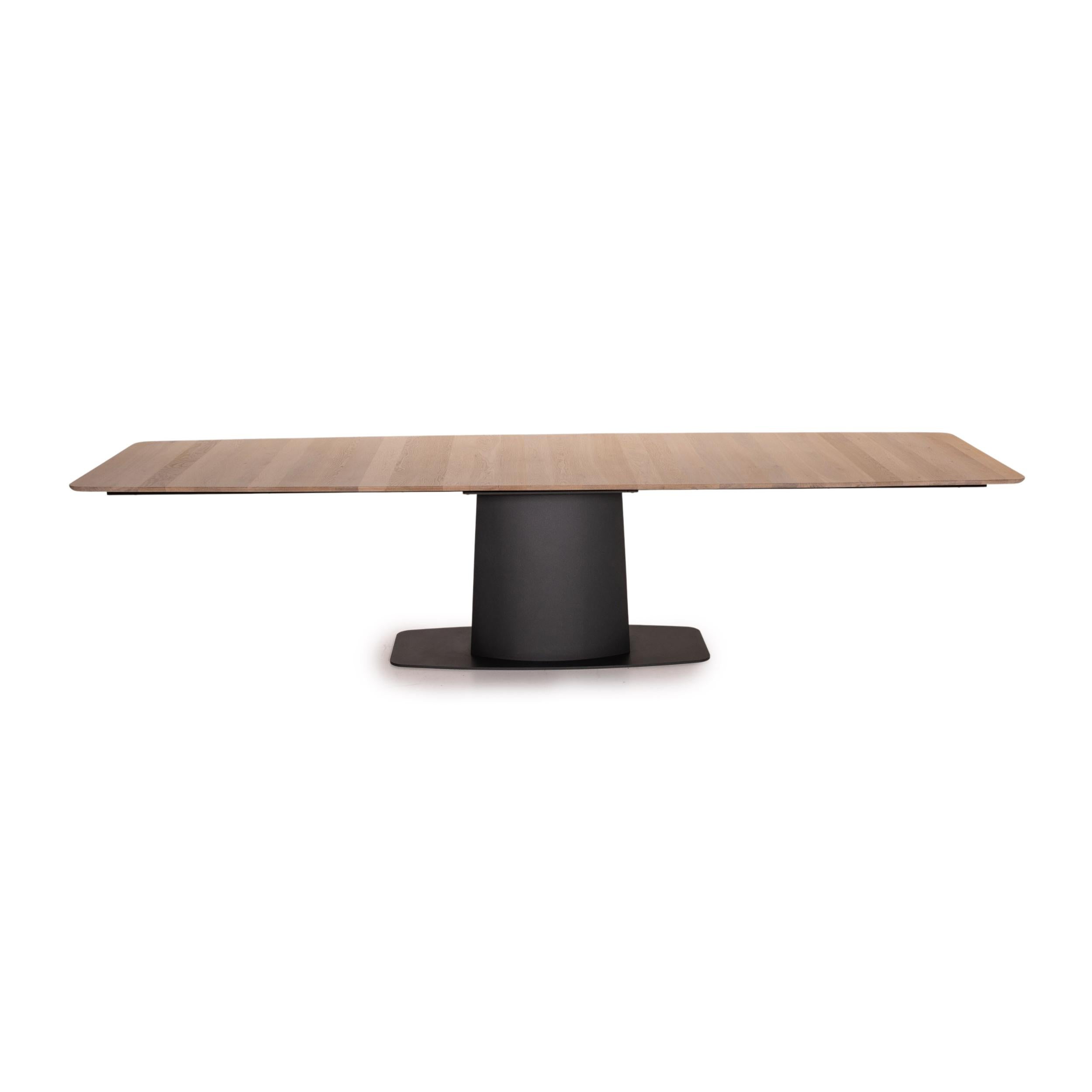 Contemporary Christine Kröncke Tantrix Dining Table Brown Wood, Oak White Oiled