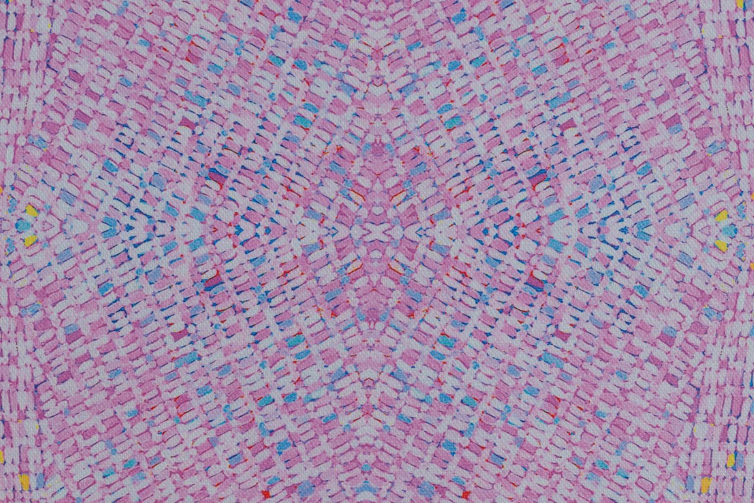 Die jüngste Ausstellung von Christine Nobel, Notes Cosmiques, übersetzt den Akt der Malerei in eine Art kosmische Notation. Nobel betrachtet Farbe nicht als statischen Farbton, sondern als Energie, die mit der ruhigen Beharrlichkeit eines Atems oder