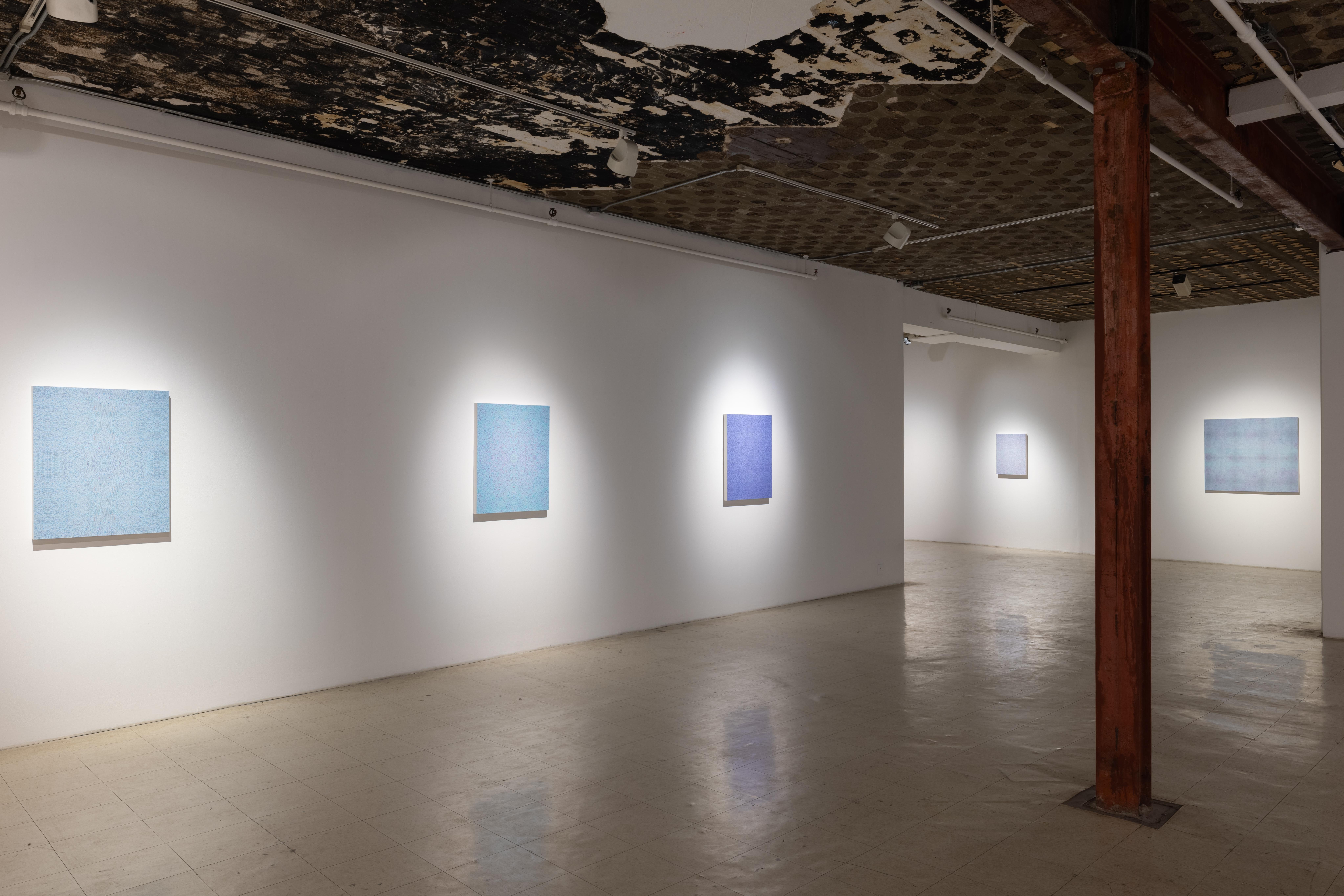 Notes VI - Purple Abstract Painting by Christine Nobel