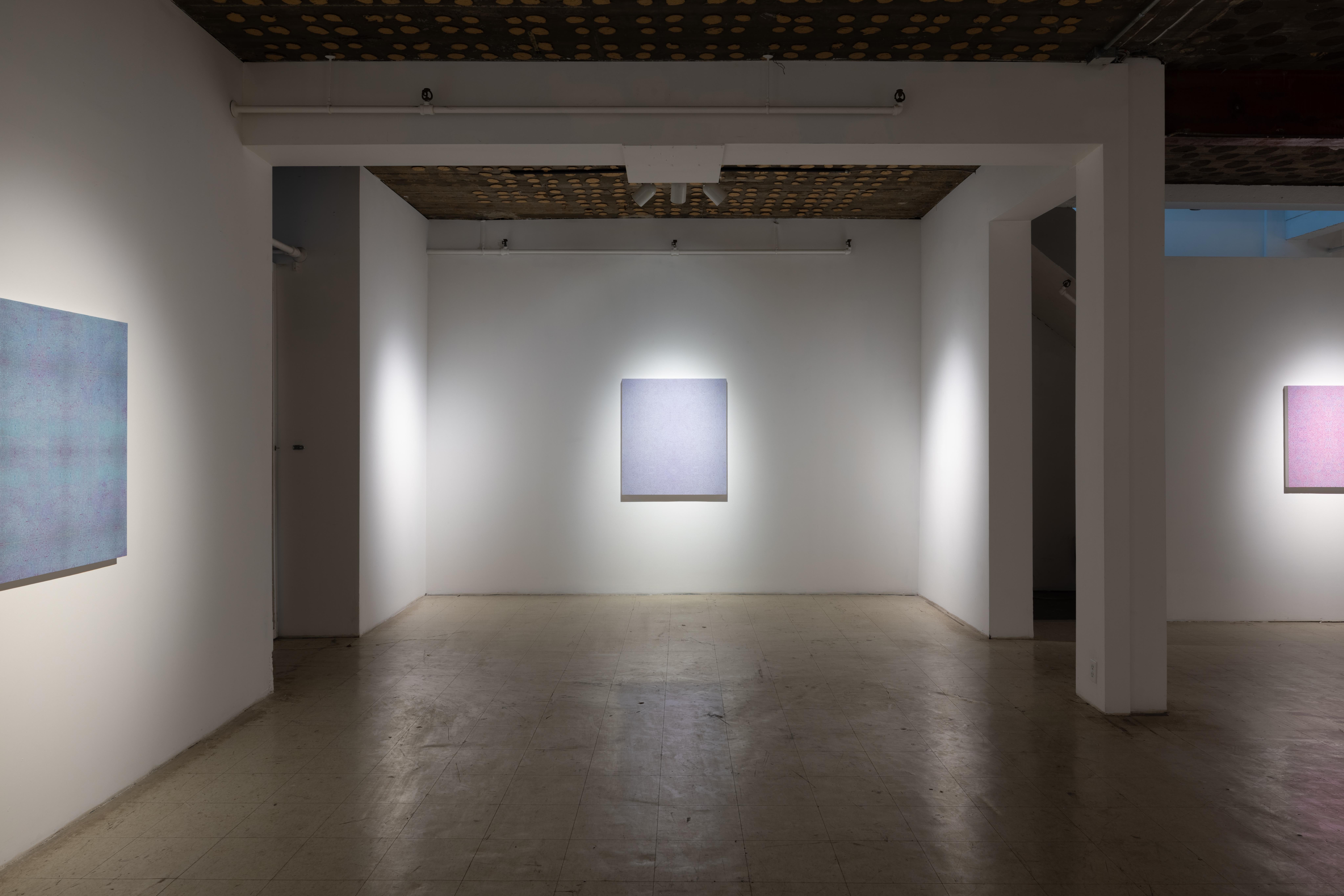 Christine Nobel’s latest exhibition, Notes Cosmiques, translates the act of painting into a form of cosmic notation. Nobel views colour not as static hues but as energy oscillating, orbiting, and colliding across the picture plane with the quiet