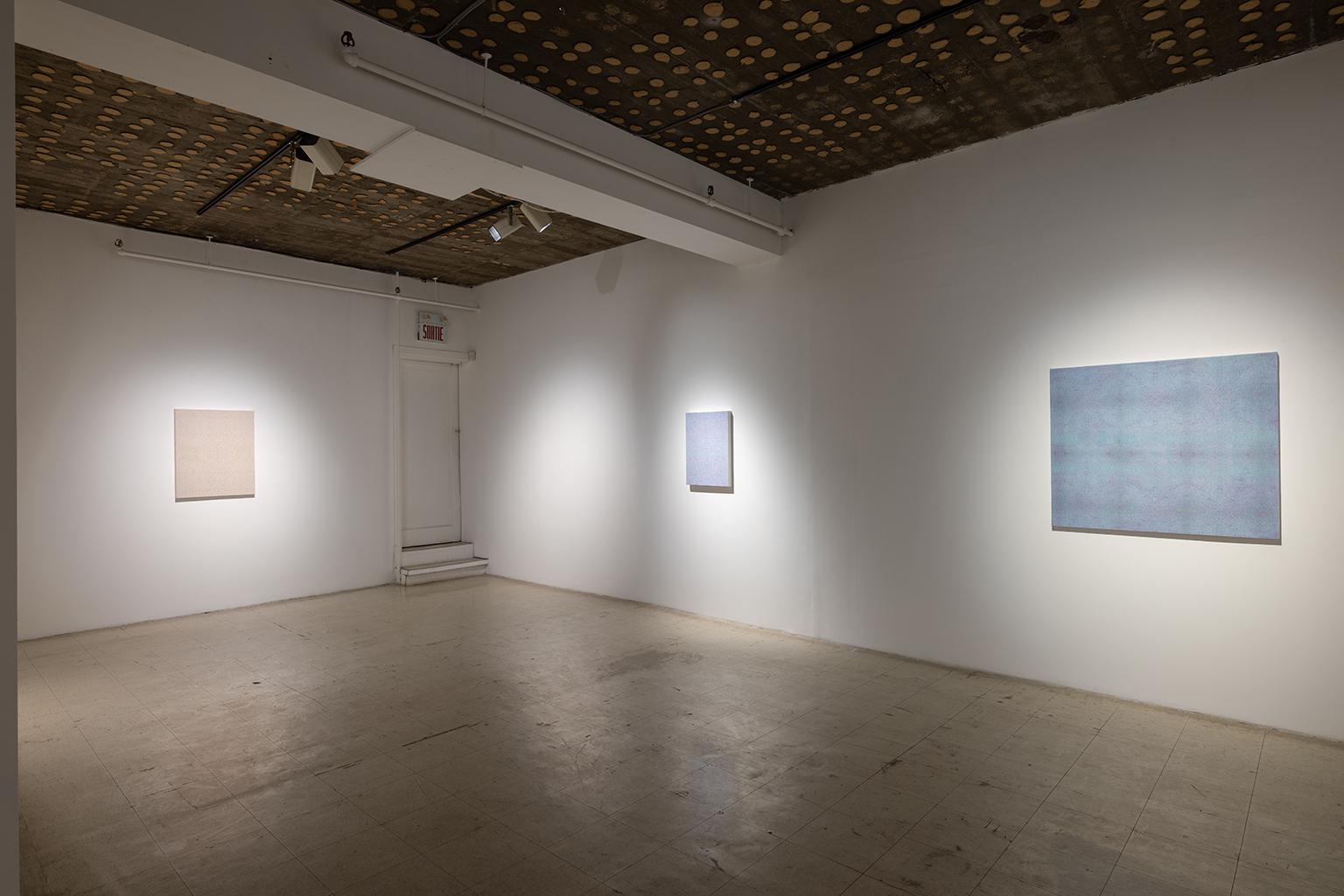 Notes XI - Blue Abstract Painting by Christine Nobel