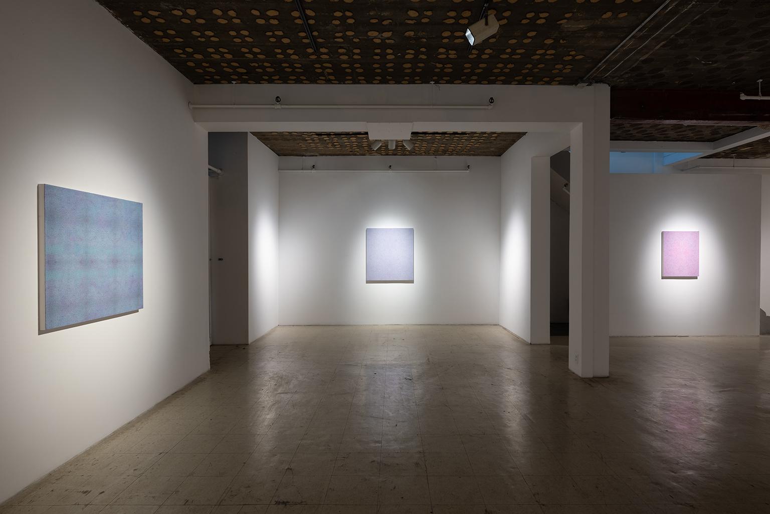 Christine Nobel’s latest exhibition, Notes Cosmiques, translates the act of painting into a form of cosmic notation. Nobel views colour not as static hues but as energy oscillating, orbiting, and colliding across the picture plane with the quiet