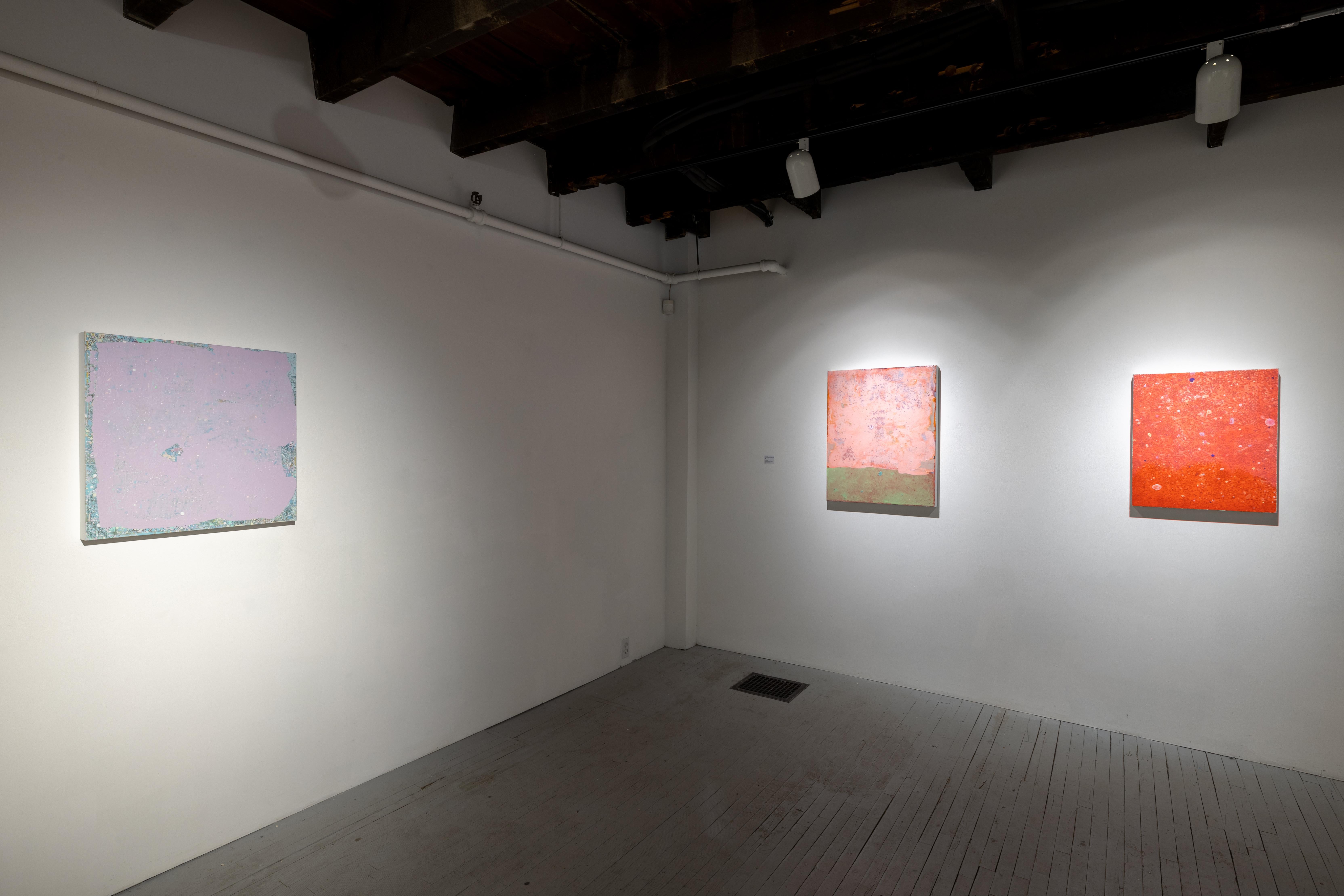 Sistema II - Abstract Painting Grigio di Christine Nobel