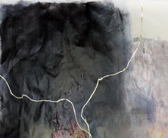 Peinture abstraite contemporaine éthérée originale It Will Only Hurt a Little n° 2