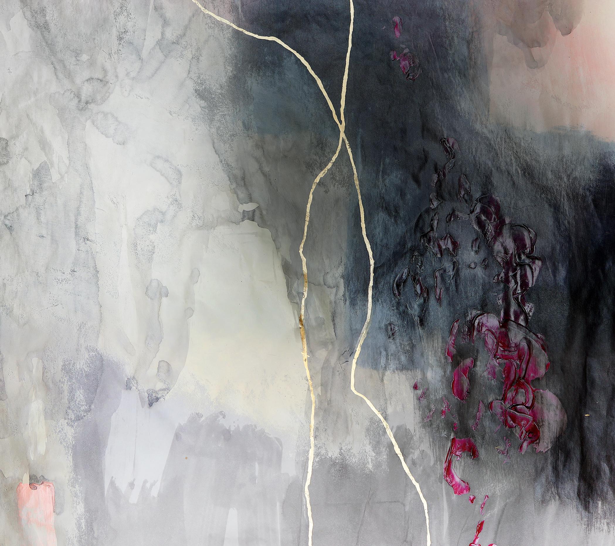 It Will Only Hurt a Little #2, Original Contemporary Ethereal Abstract Painting For Sale 2