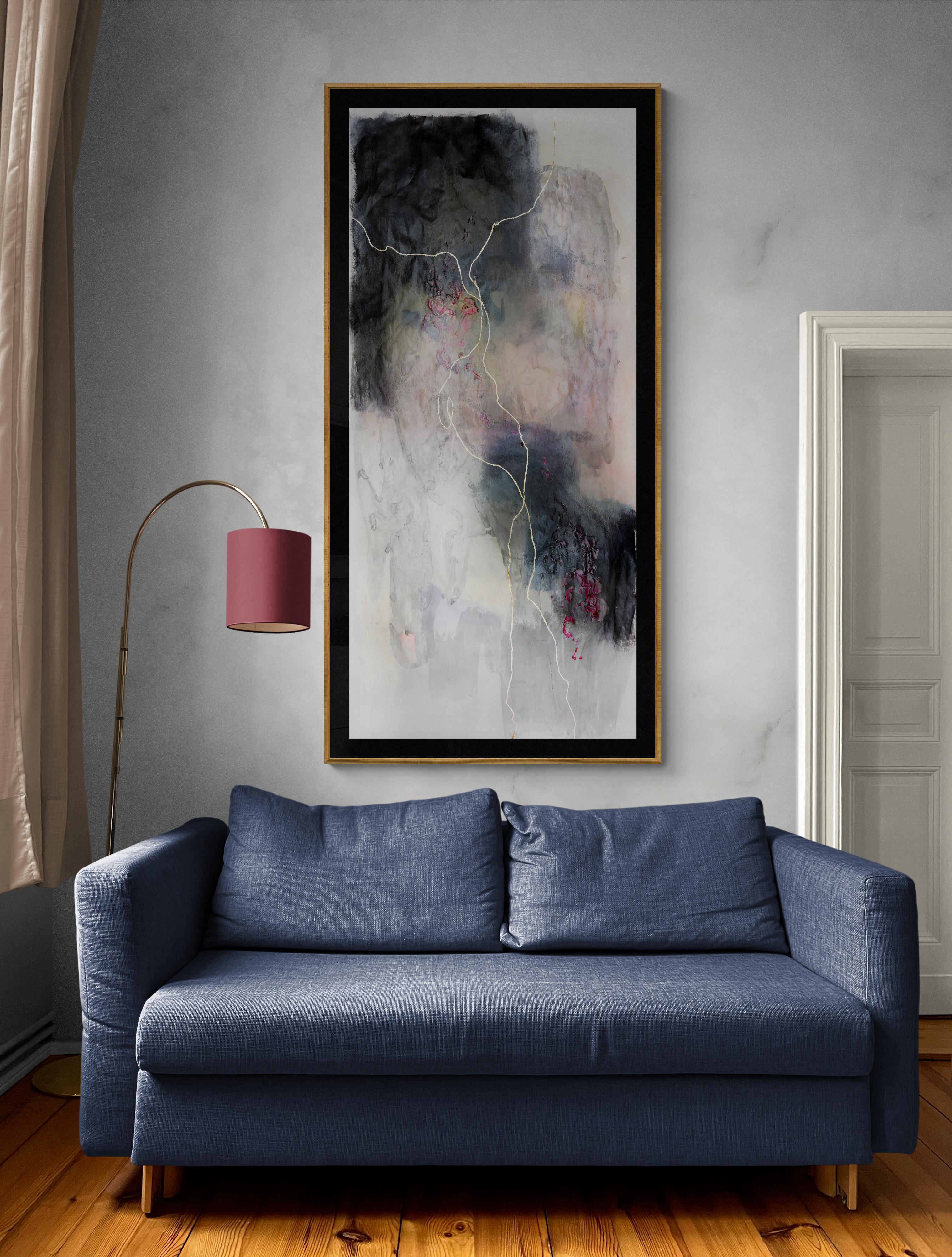 It Will Only Hurt a Little #3, Original Contemporary Ethereal Abstract Painting For Sale 2