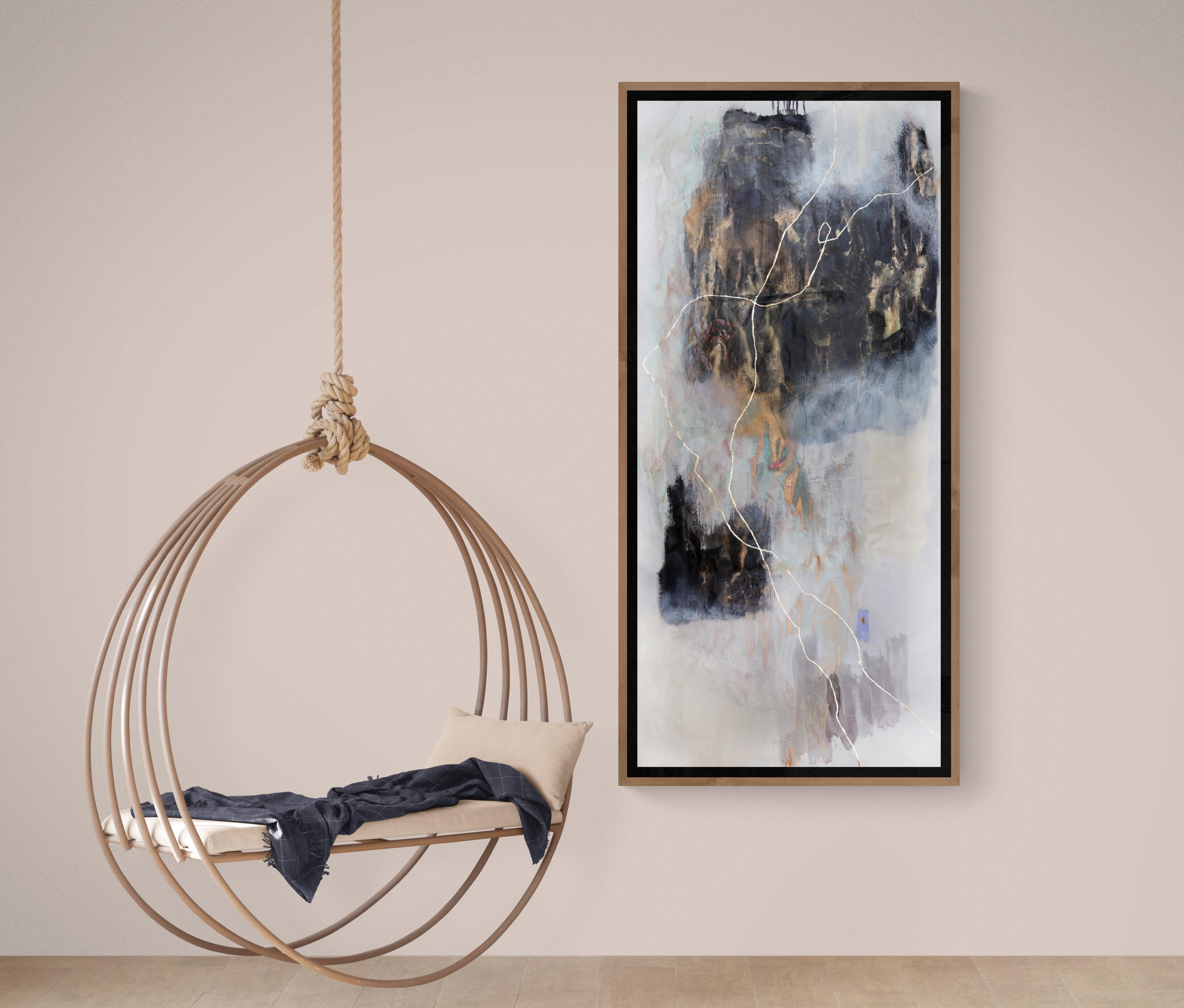 It Will Only Hurt a Little #6, Pittura astratta contemporanea originale eterea in vendita 2