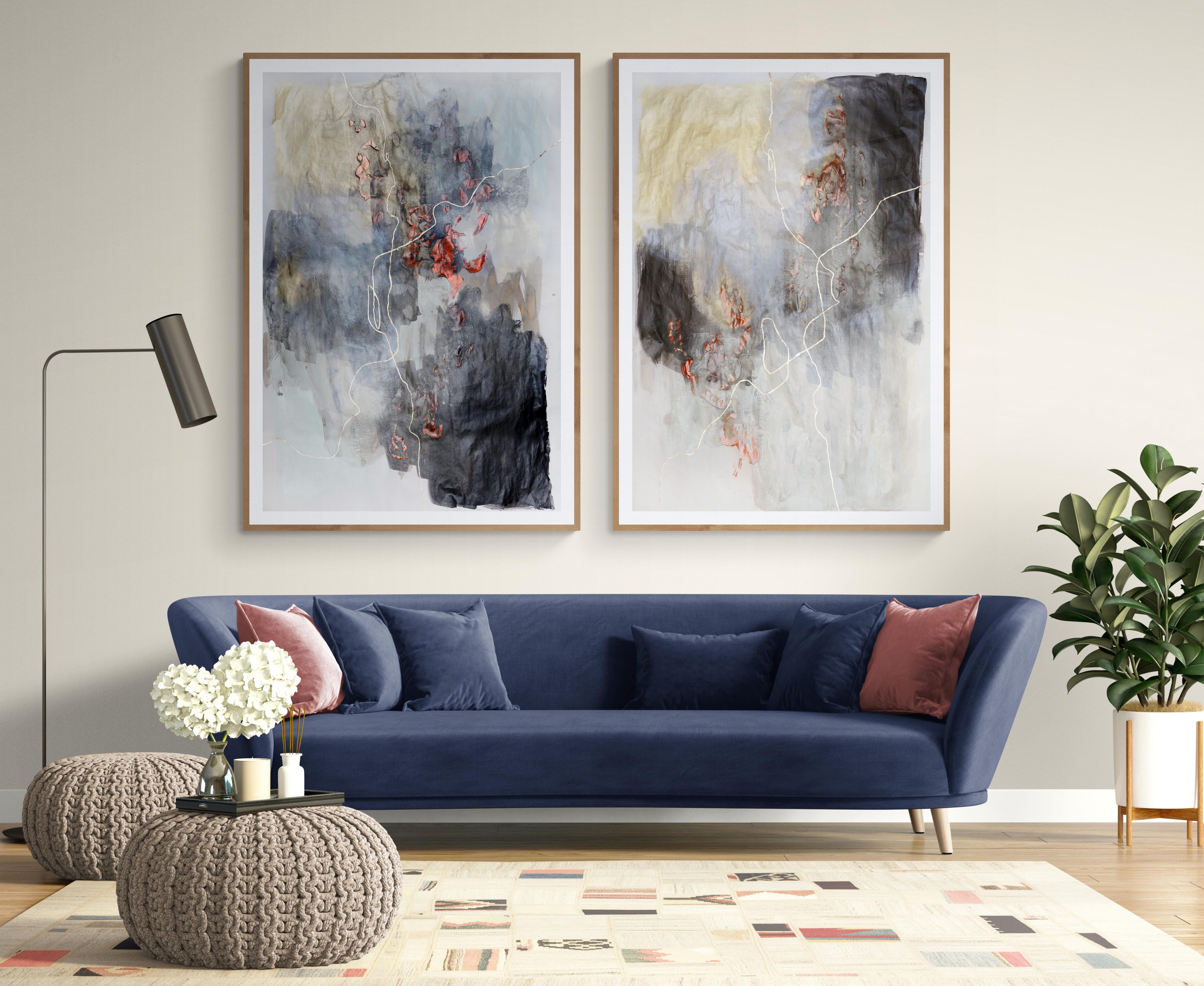 It Will Only Hurt a Little #8, Pittura Astratta Eterea Contemporanea Originale in vendita 3