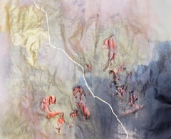 Peinture abstraite contemporaine et éthérée originale « It Will Only Hurt a Little »