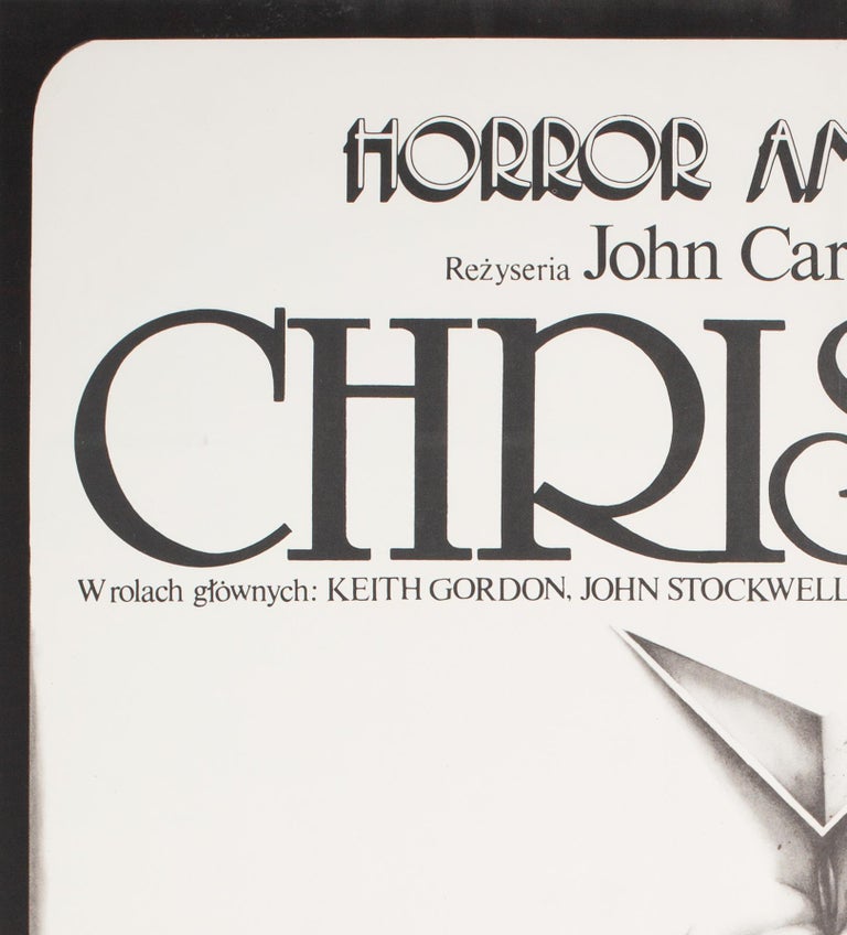 Christine Original 1985 Polish Film Movie Poster, Erol In Good Condition In Bath, Somerset