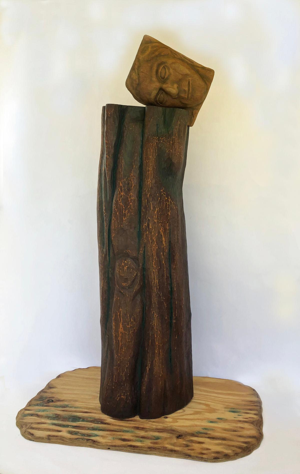 Christine Perri Abstract Sculpture - Watch-log