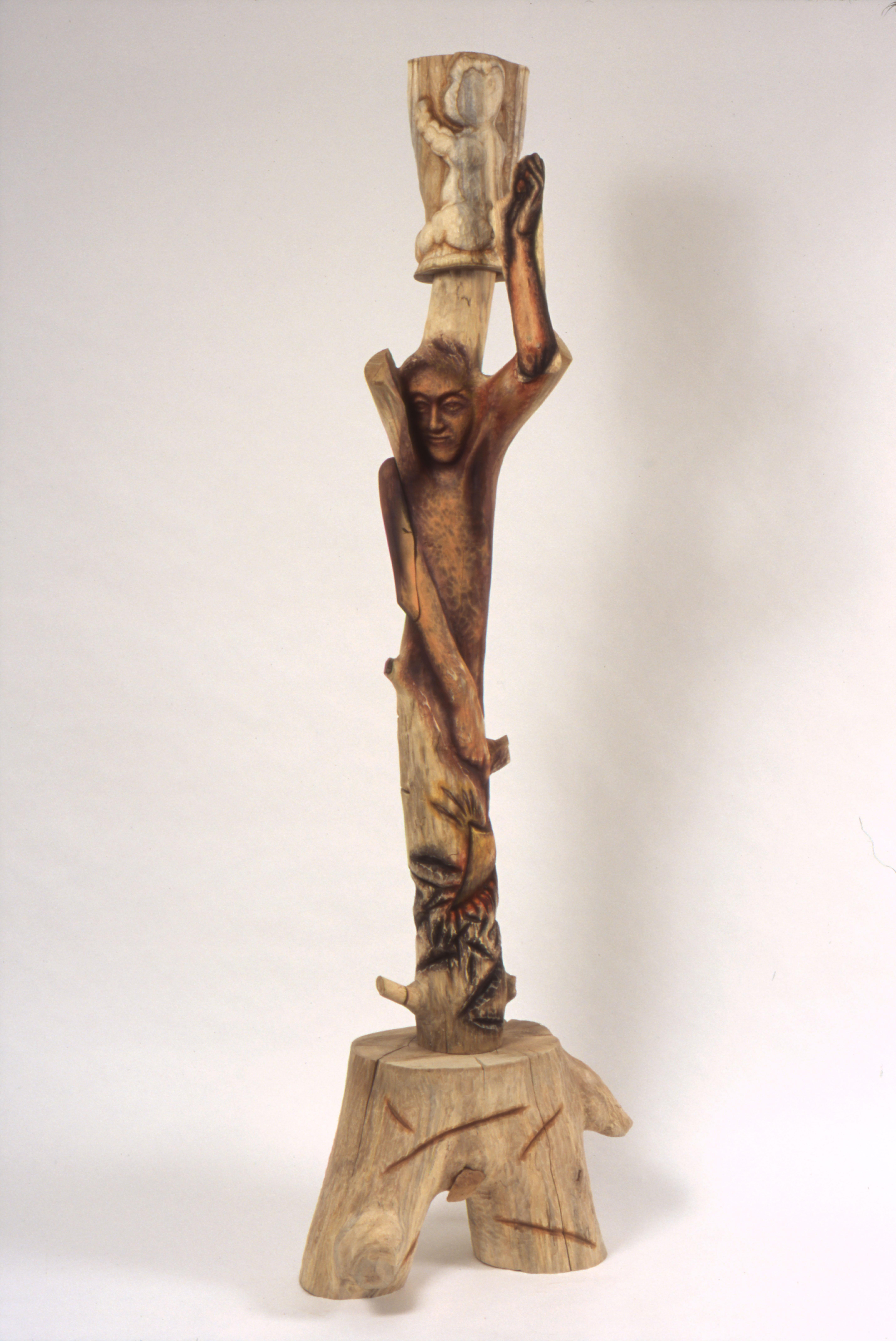 Christine Perri Abstract Sculpture - Woodcutter and Runaway