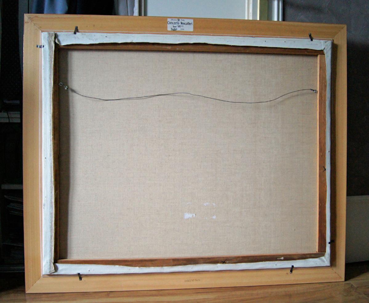 Französisches zeitgenössisches Tiergemälde von Christine Pultz – Concerto di Fenicotteri im Angebot 13