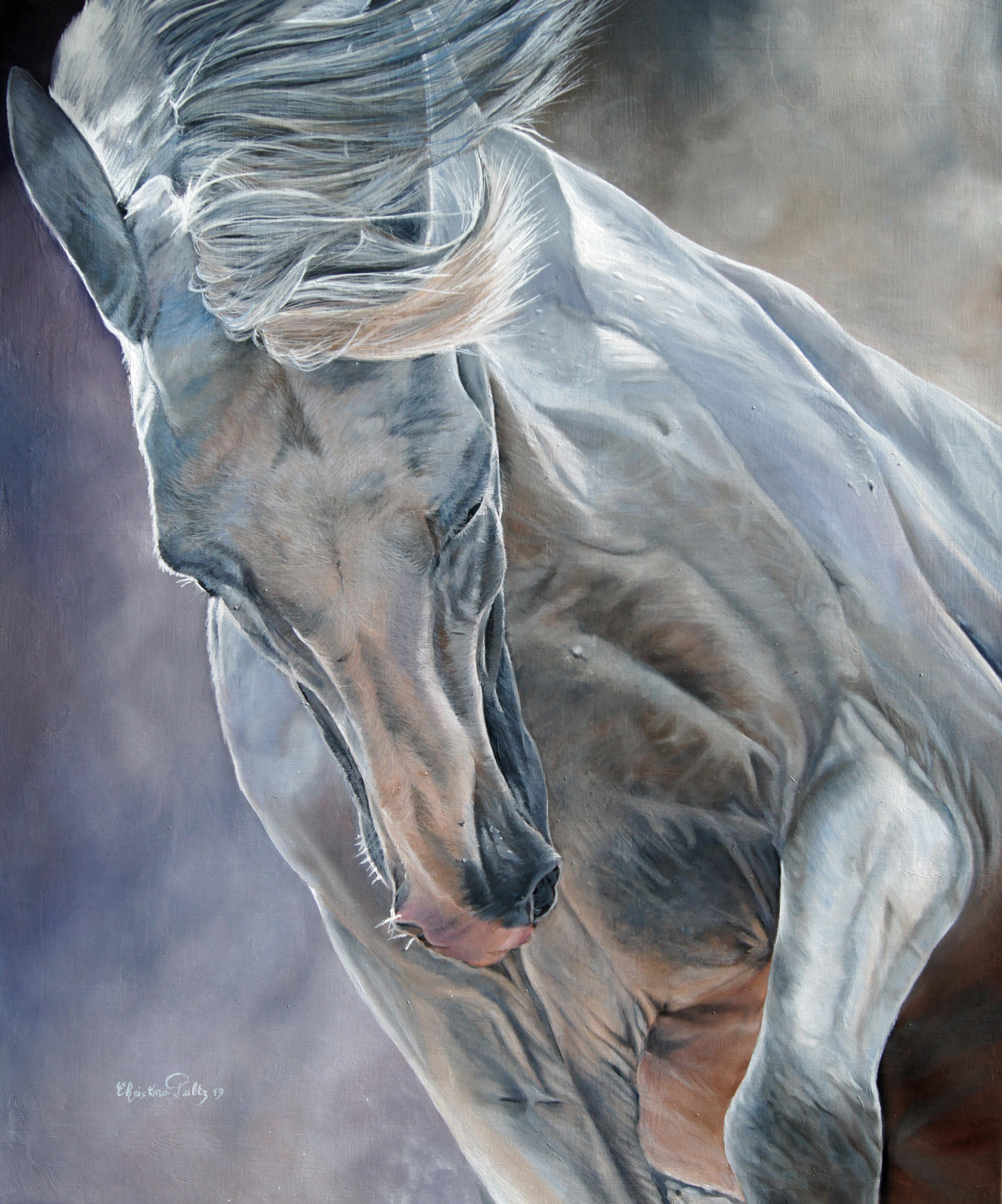 French Contemporary Animal Painting by Christine Pultz - Hykos
