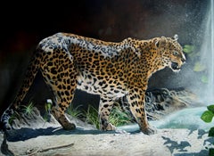 Pintura francesa contemporánea de animales de Christine Pultz - Fuente de luz