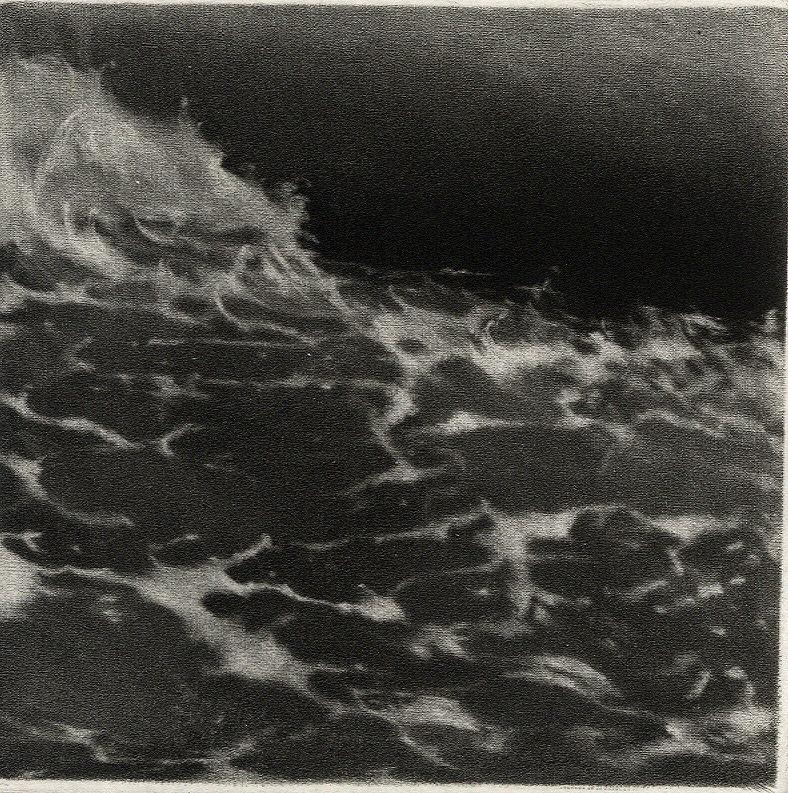 Christine Ravaux Abstract Print - Surf II