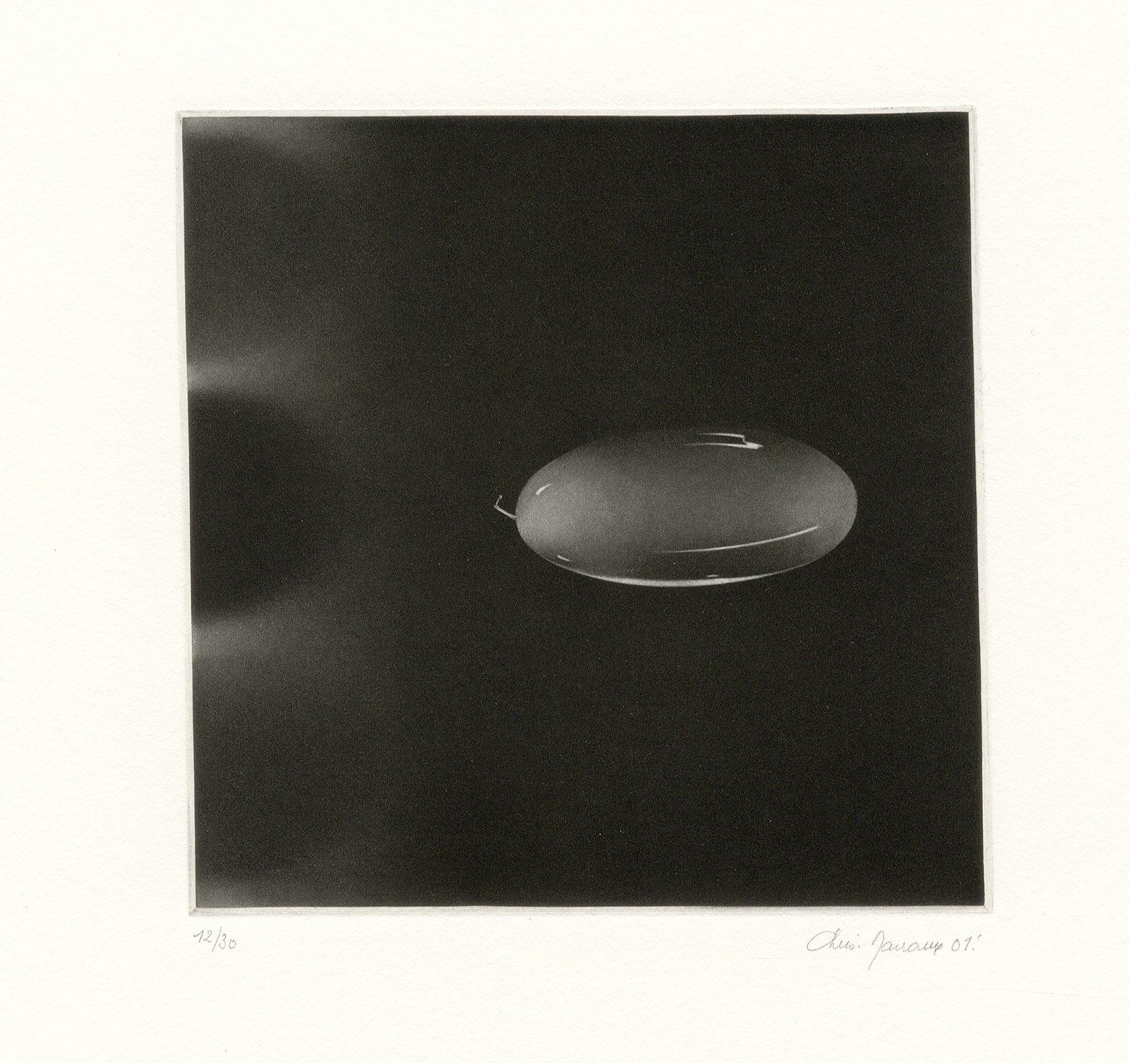 Une Fois Rien (Nun wieder einmal / Keine Aktion) (Schwarz), Abstract Print, von Christine Ravaux