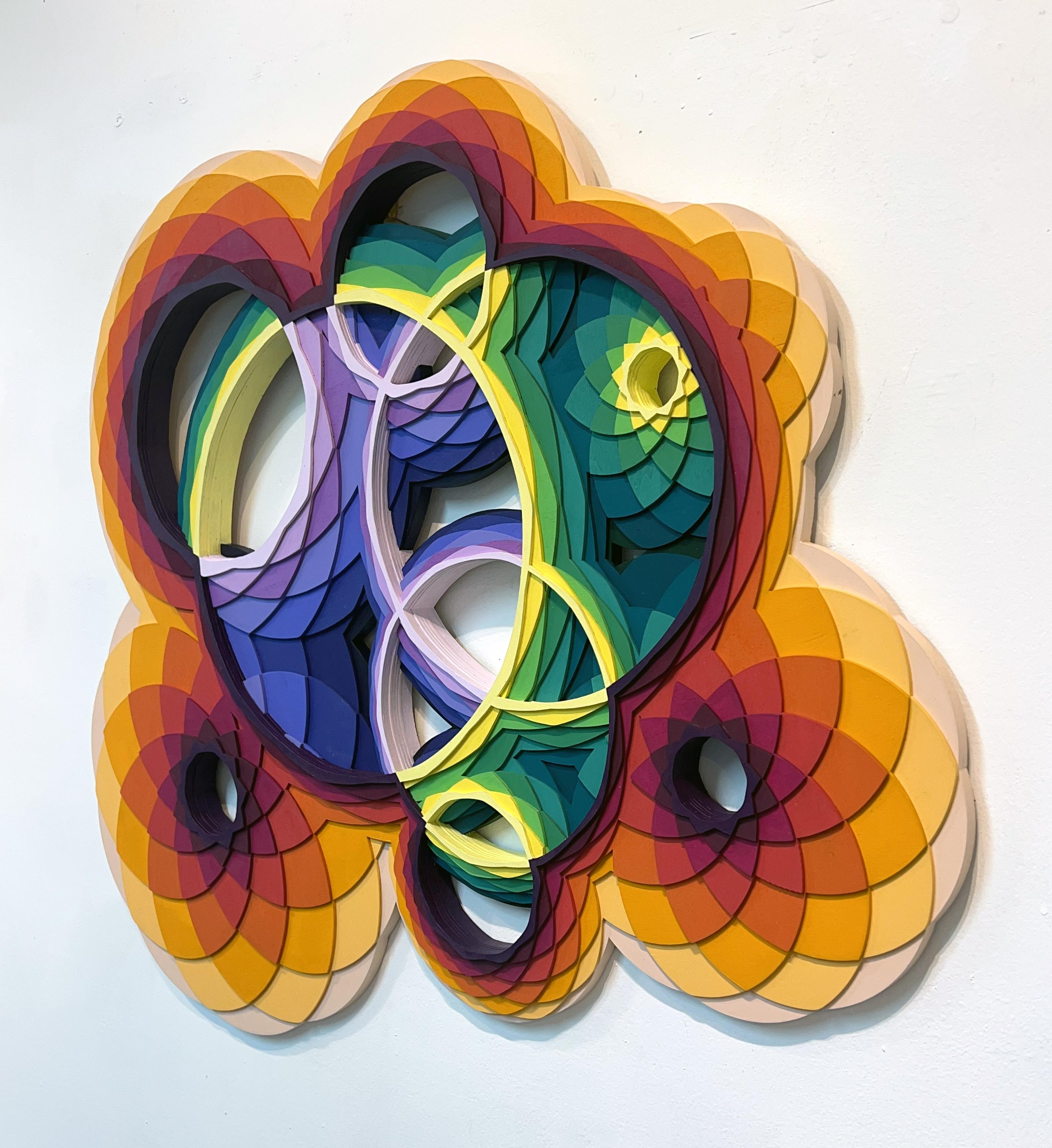Convergencia - Abstract Painting Marrón de Christine Romanell