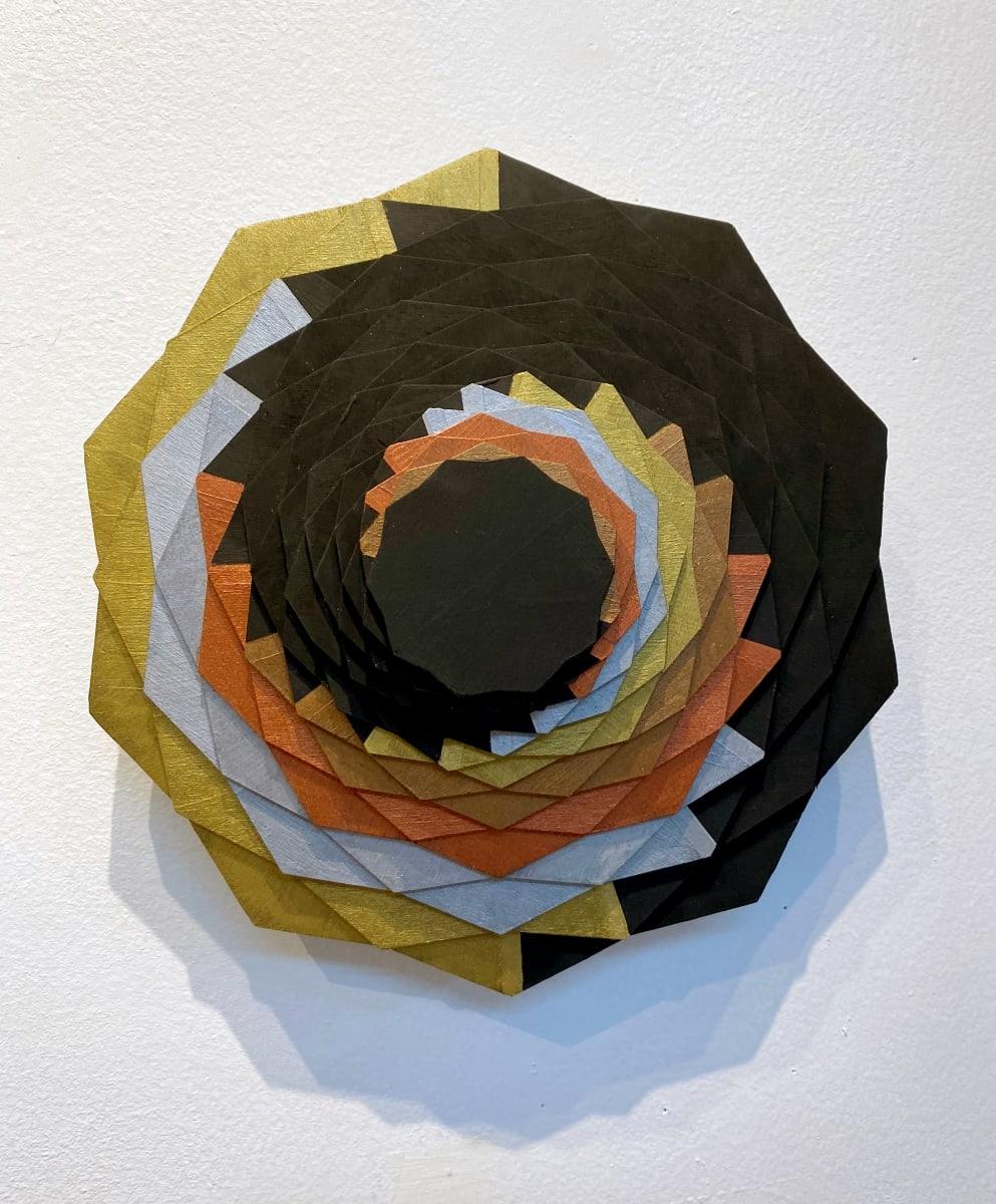 Acacio Viegas Evolutionary I Abstract, Wall Sculpture, Wood