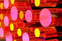 Bravais, LED light geometric wall sculpture